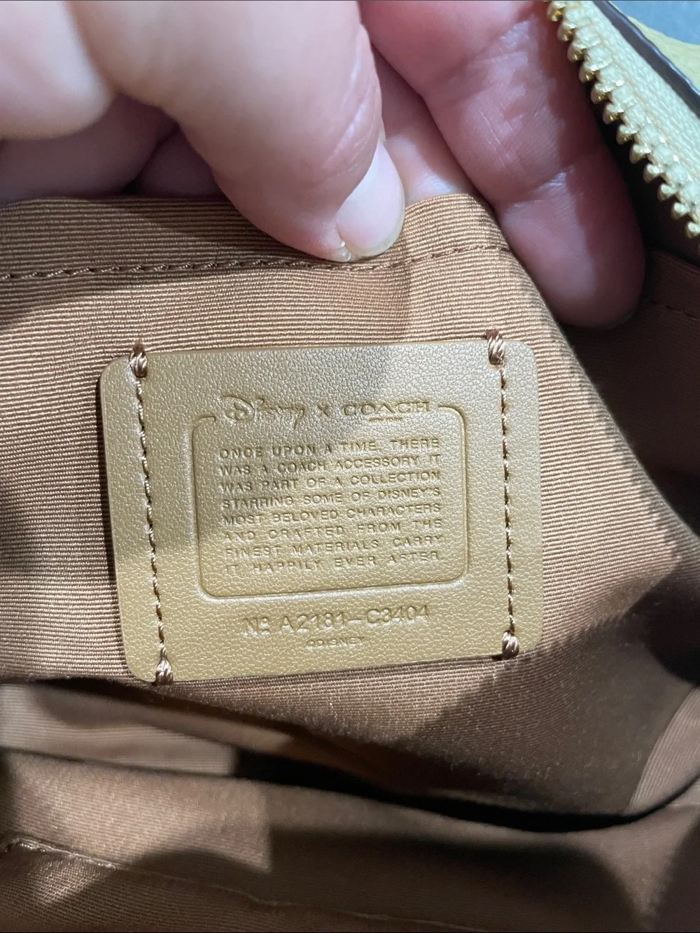 COACH × Disney Exclusive Princess Belle Limited Edition Camera Crossbody Bag